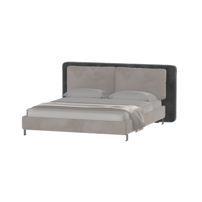 Giovanna Double Bed with Elegant Headboard