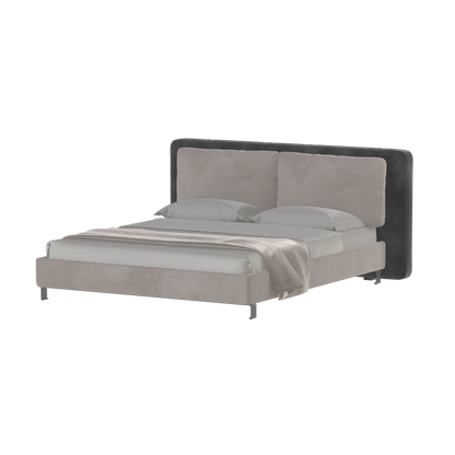 Giovanna Double Bed with Elegant Headboard