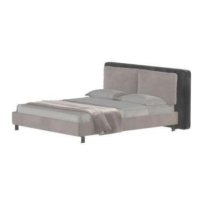 Giovanna Double Bed with Elegant Headboard