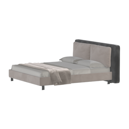 Giovanna Double Bed with Elegant Headboard