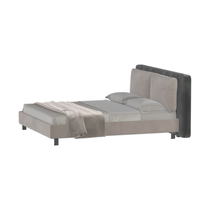 Giovanna Double Bed with Elegant Headboard