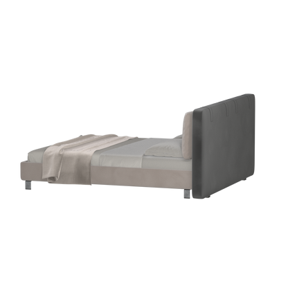 Giovanna Double Bed with Elegant Headboard