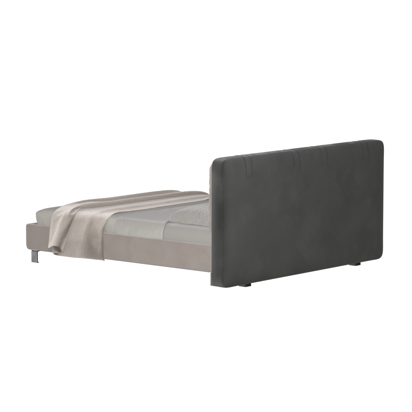 Giovanna Double Bed with Elegant Headboard