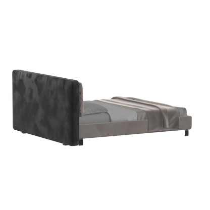 Giovanna Double Bed with Elegant Headboard