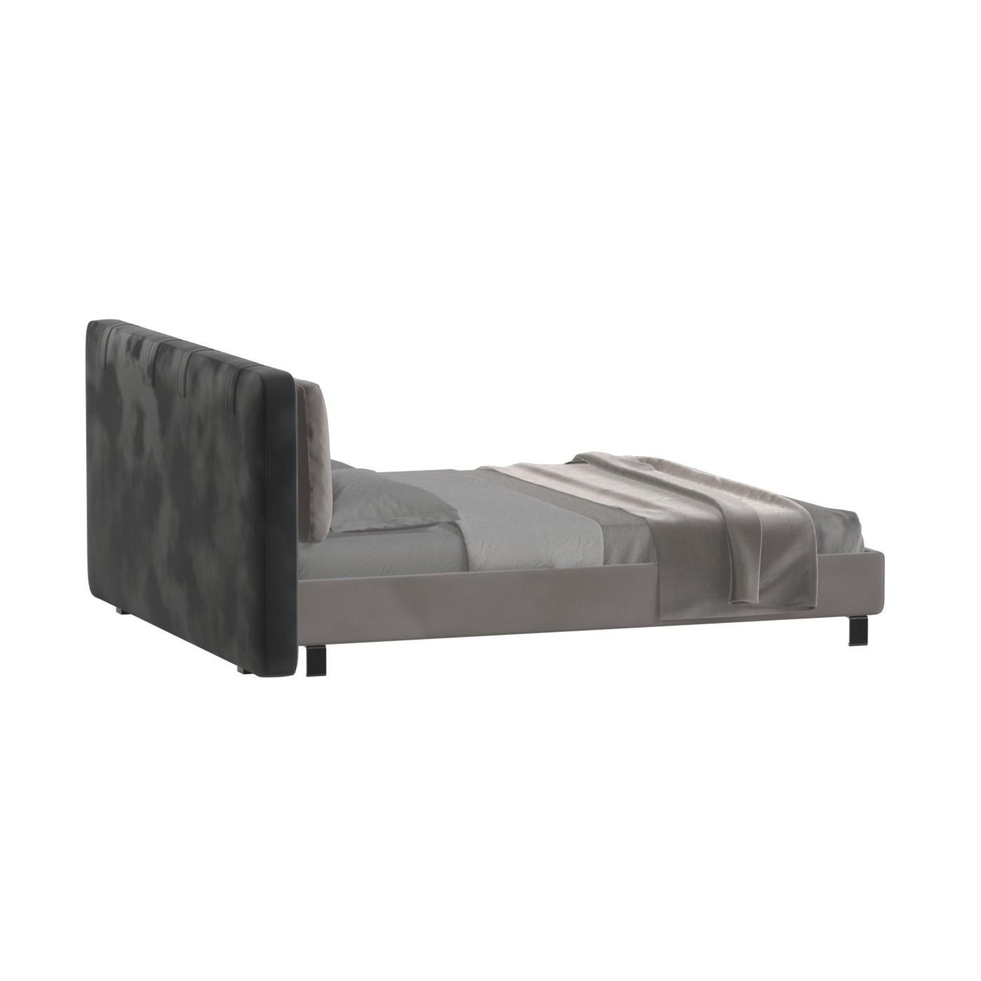 Giovanna Double Bed with Elegant Headboard