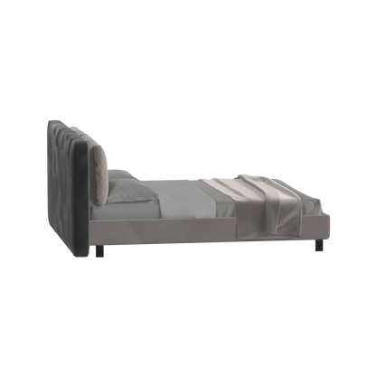 Giovanna Double Bed with Elegant Headboard