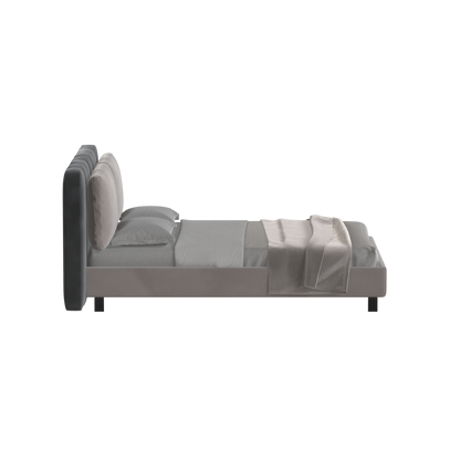 Giovanna Double Bed with Elegant Headboard