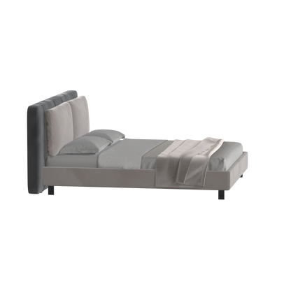 Giovanna Double Bed with Elegant Headboard