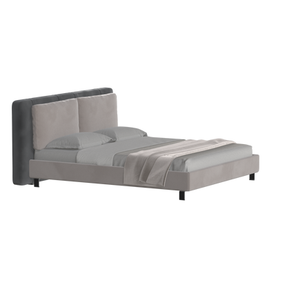 Giovanna Double Bed with Elegant Headboard