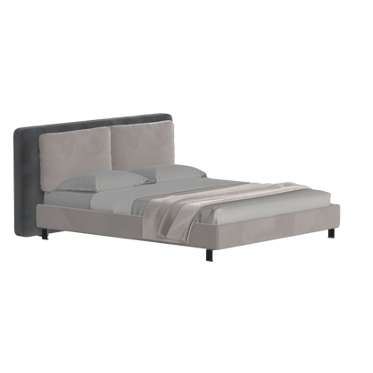 Giovanna Double Bed with Elegant Headboard