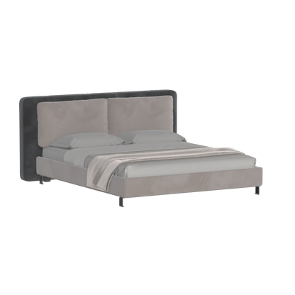 Giovanna Double Bed with Elegant Headboard