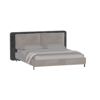 Giovanna Double Bed with Elegant Headboard