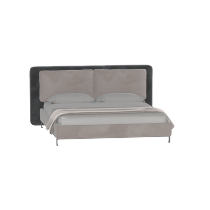 Giovanna Double Bed with Elegant Headboard
