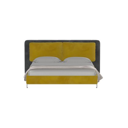 Giovanna Double Bed with Elegant Headboard