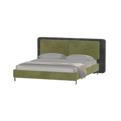 Giovanna Double Bed with Elegant Headboard
