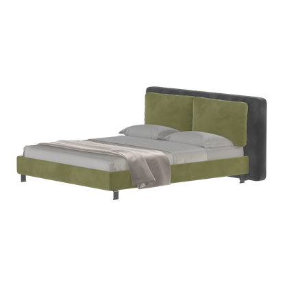 Giovanna Double Bed with Elegant Headboard