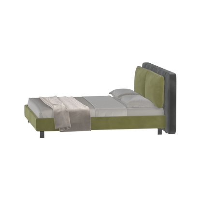 Giovanna Double Bed with Elegant Headboard