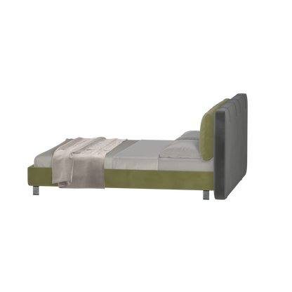 Giovanna Double Bed with Elegant Headboard