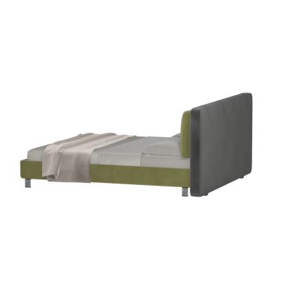 Giovanna Double Bed with Elegant Headboard