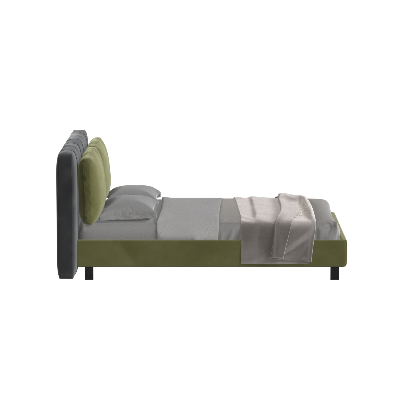 Giovanna Double Bed with Elegant Headboard