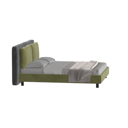 Giovanna Double Bed with Elegant Headboard