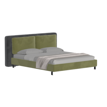Giovanna Double Bed with Elegant Headboard
