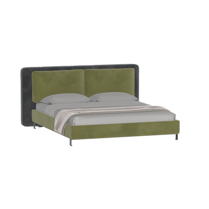 Giovanna Double Bed with Elegant Headboard