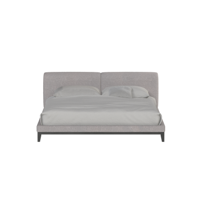 Infinity Upholstered Double Bed with Elegant Headboard