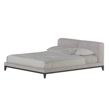 Infinity Upholstered Double Bed with Elegant Headboard