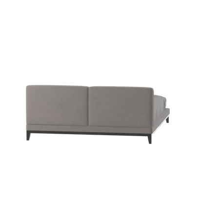 Infinity Upholstered Double Bed with Elegant Headboard