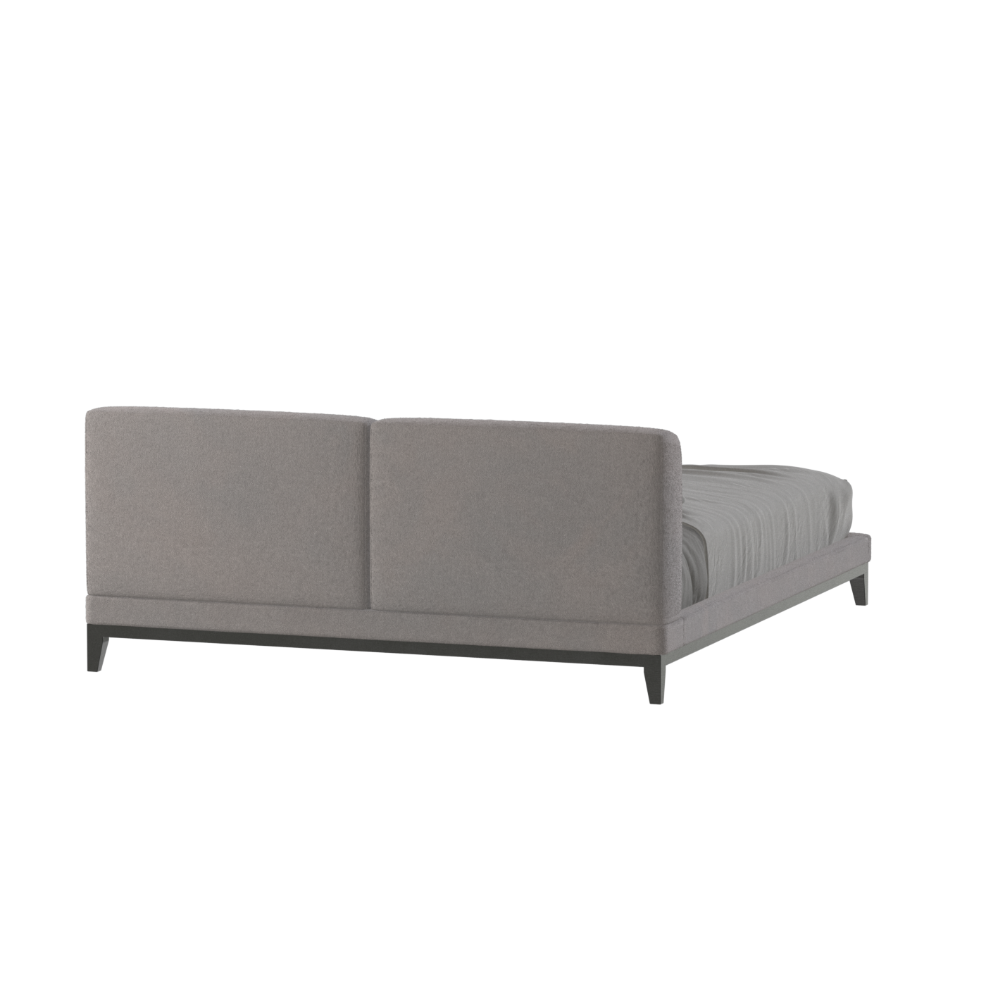 Infinity Upholstered Double Bed with Elegant Headboard