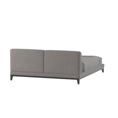 Infinity Upholstered Double Bed with Elegant Headboard