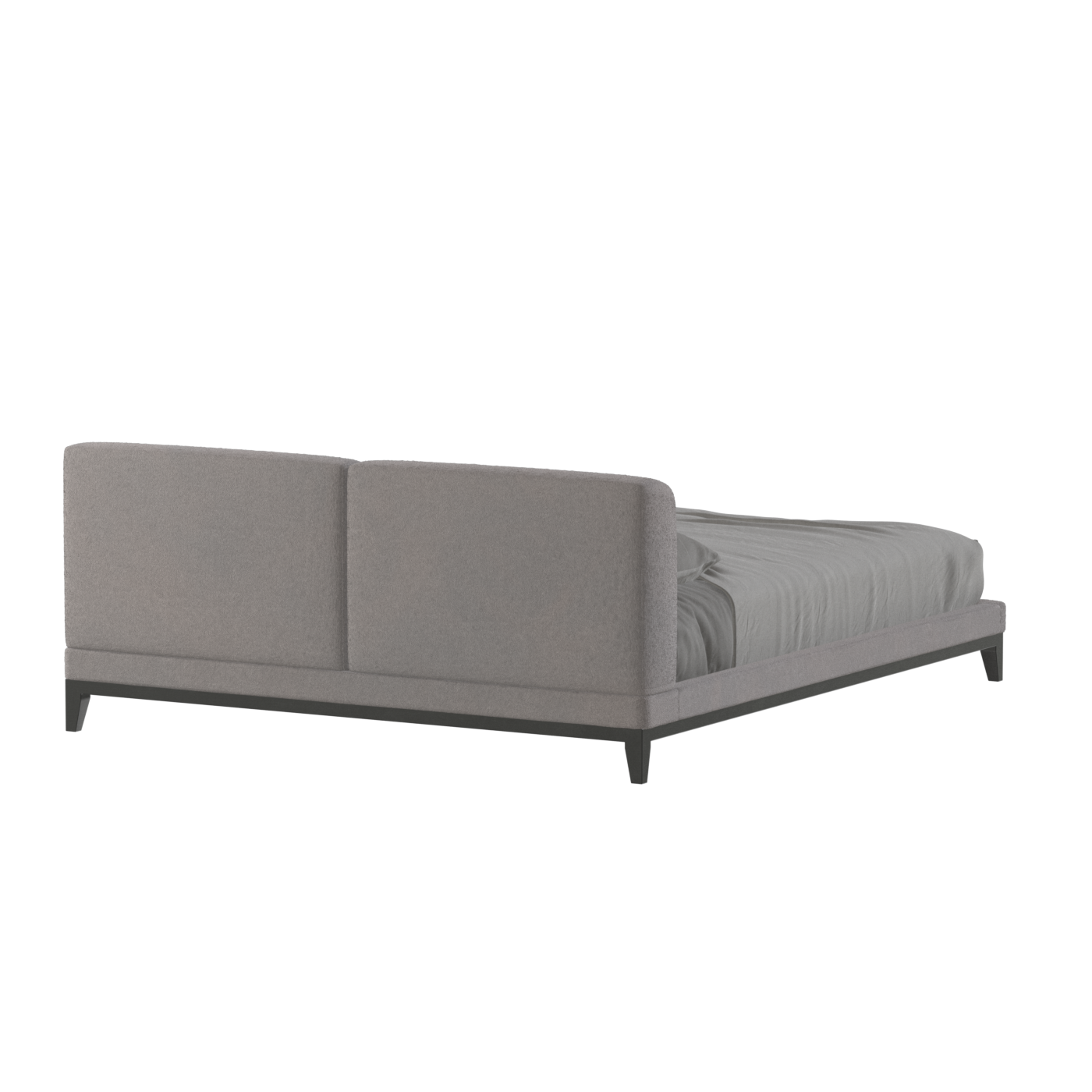 Infinity Upholstered Double Bed with Elegant Headboard