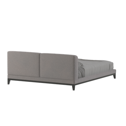 Infinity Upholstered Double Bed with Elegant Headboard