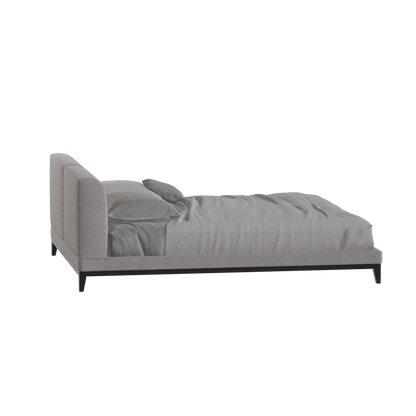 Infinity Upholstered Double Bed with Elegant Headboard