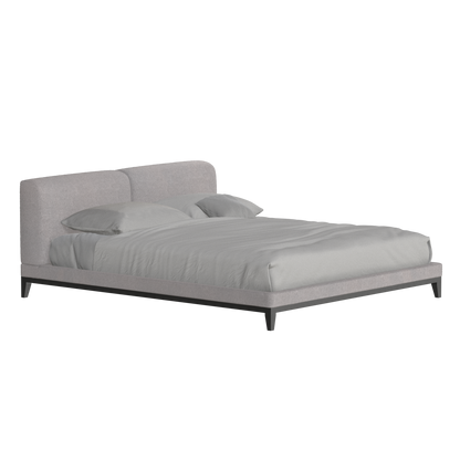 Infinity Upholstered Double Bed with Elegant Headboard