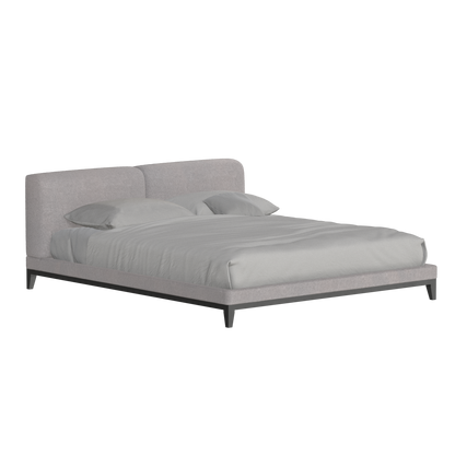 Infinity Upholstered Double Bed with Elegant Headboard