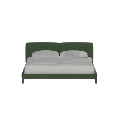 Infinity Upholstered Double Bed with Elegant Headboard