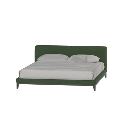 Infinity Upholstered Double Bed with Elegant Headboard