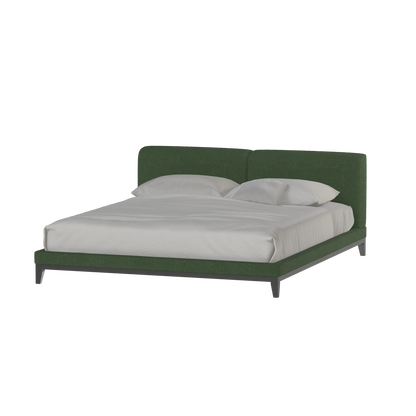 Infinity Upholstered Double Bed with Elegant Headboard