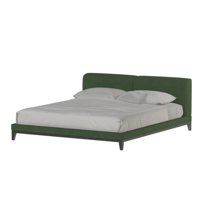 Infinity Upholstered Double Bed with Elegant Headboard