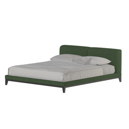 Infinity Upholstered Double Bed with Elegant Headboard