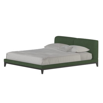 Infinity Upholstered Double Bed with Elegant Headboard