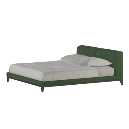 Infinity Upholstered Double Bed with Elegant Headboard