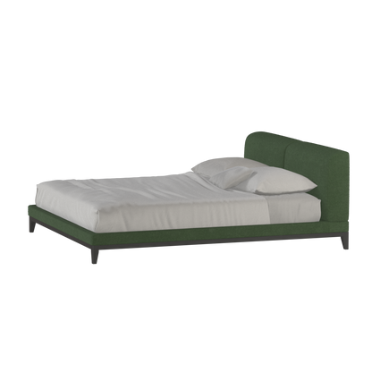 Infinity Upholstered Double Bed with Elegant Headboard