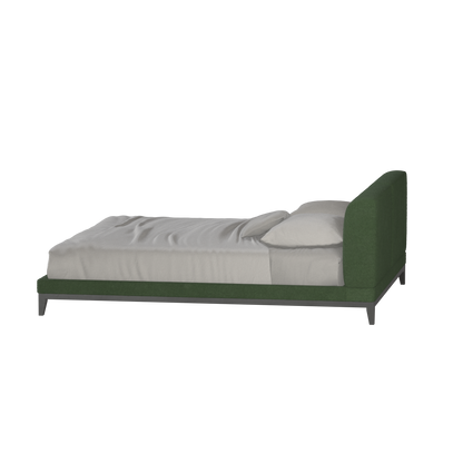 Infinity Upholstered Double Bed with Elegant Headboard