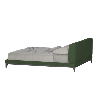 Infinity Upholstered Double Bed with Elegant Headboard