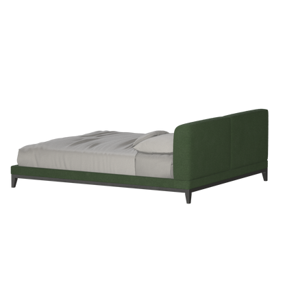 Infinity Upholstered Double Bed with Elegant Headboard