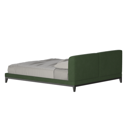 Infinity Upholstered Double Bed with Elegant Headboard