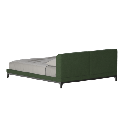 Infinity Upholstered Double Bed with Elegant Headboard